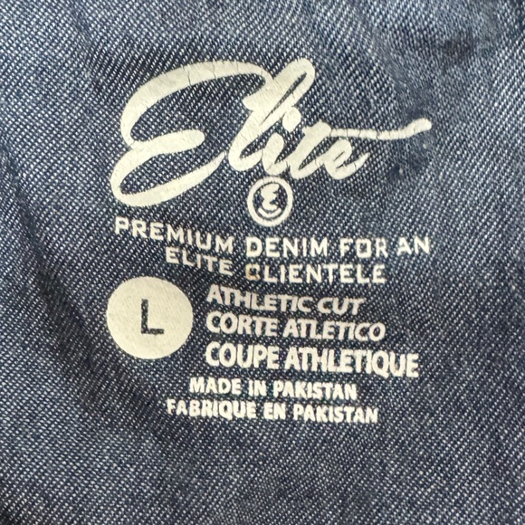 Elite Premium Denim Royalty Sea Short Sleeve T-Shirt Men’s Large - Picture 4 of 7